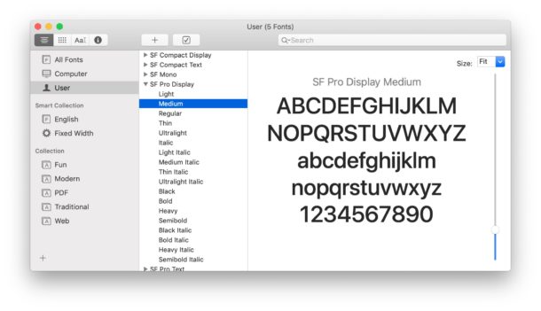 setting font in word for mac